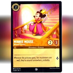 Minnie Mouse 🔥 Disneyland 🔥 Disney Lorcana Trading Card TCG